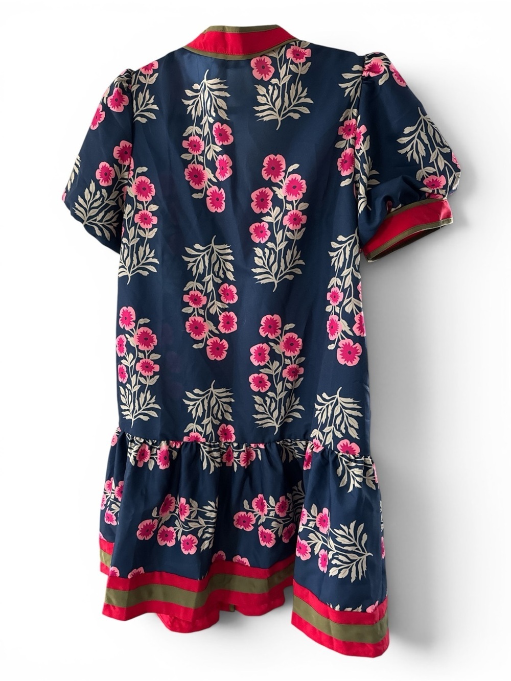 Wenrine Floral Button Front Mini Dress Size Small NWT - Picture 3 of 7